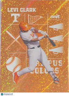 2026 ONIT Campus Colors Levi Clark #CC-5 Orange Glitter
