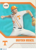 2026 Onit Tennessee Baseball Brayden Krenzel #B-8