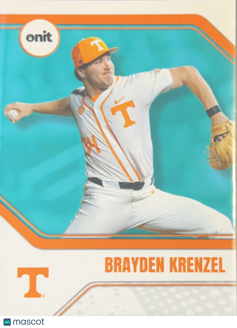 2026 Onit Tennessee Baseball Brayden Krenzel #B-8
