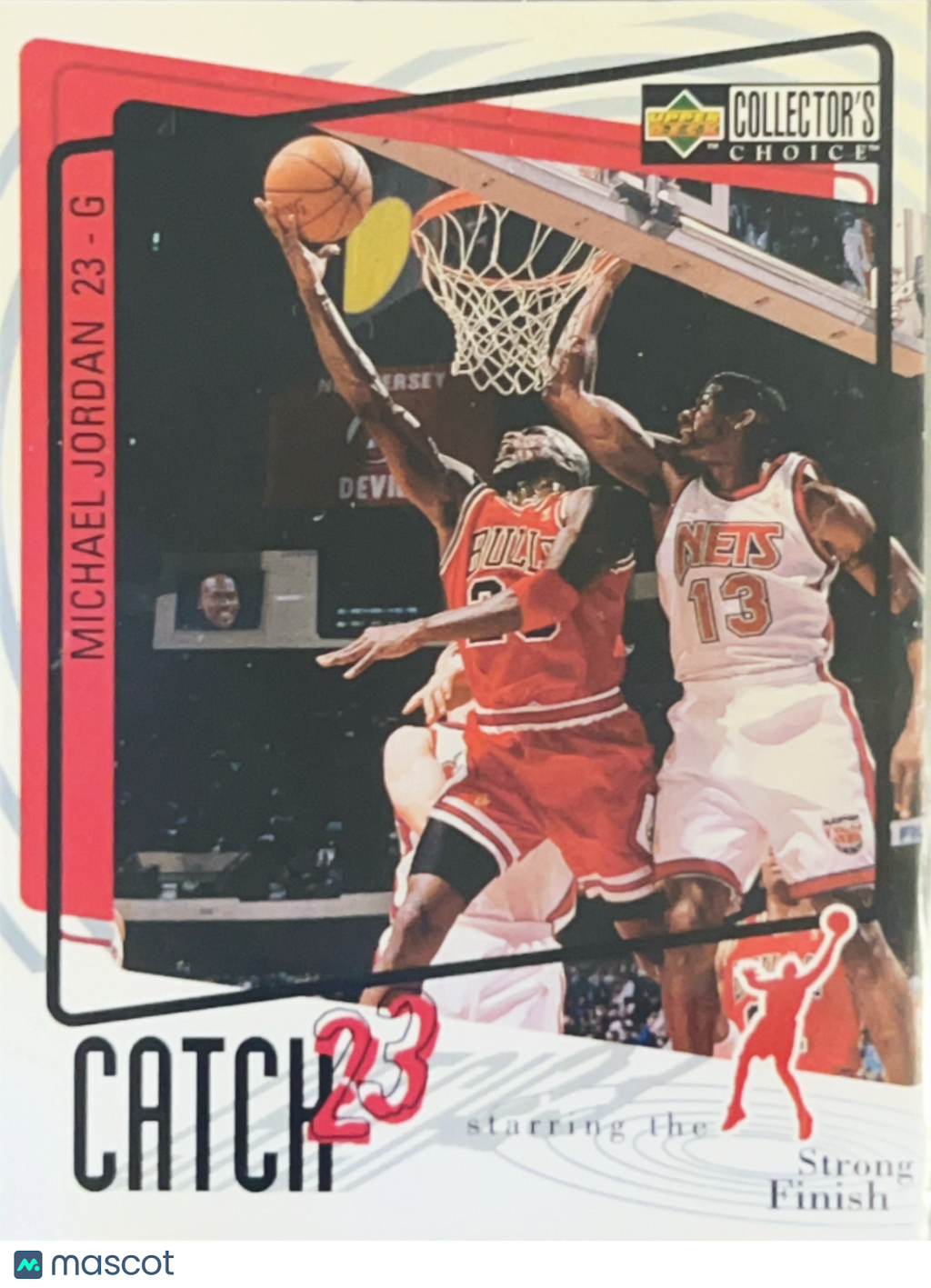 1997 Upper Deck Collector's Choice Catch 23 Kendall Gill Michael Jordan #194