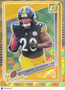 2025 Panini Donruss Football The Rookies Kaleb Johnson #20 Yellow Checkerboard