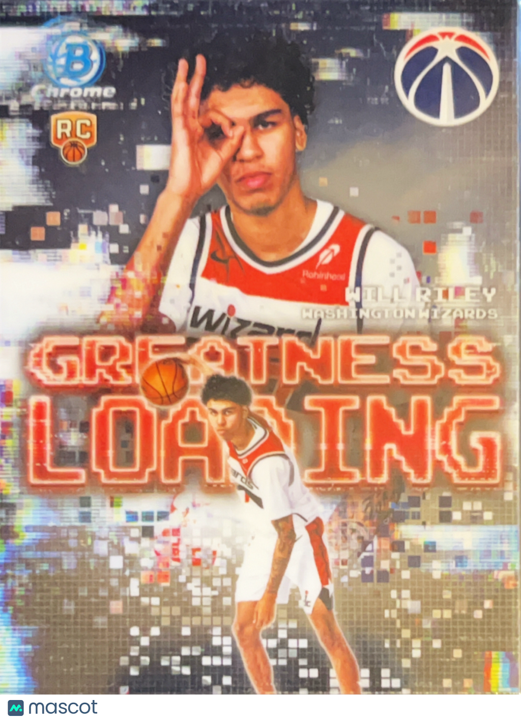 2025 Topps Bowman Chrome Greatness Loading Will Riley #GL-21 RC