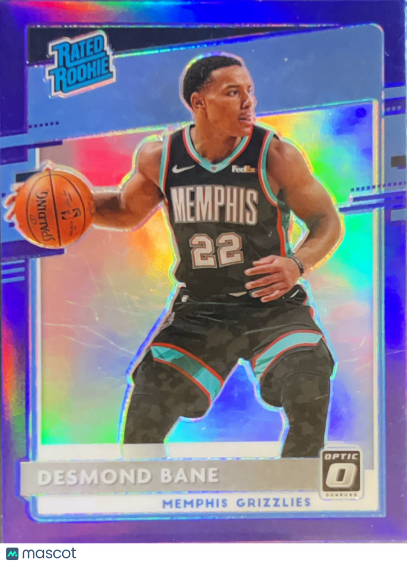 2021 Panini Donruss Optic Prizm Desmond Bane #180 Purple