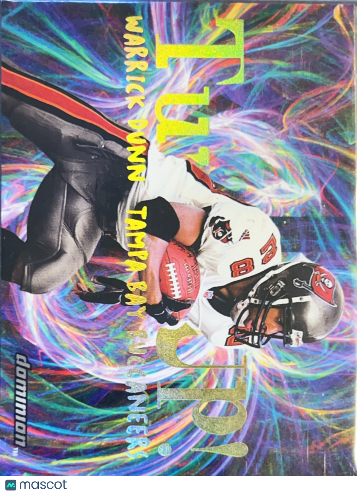 2000 Fleer SkyBox Dominion Turf's Up Warrick Dunn #9 OF 10 T Holographic