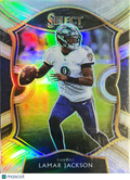 2021 Panini Select Concourse Prizm Lamar Jackson #3 Silver