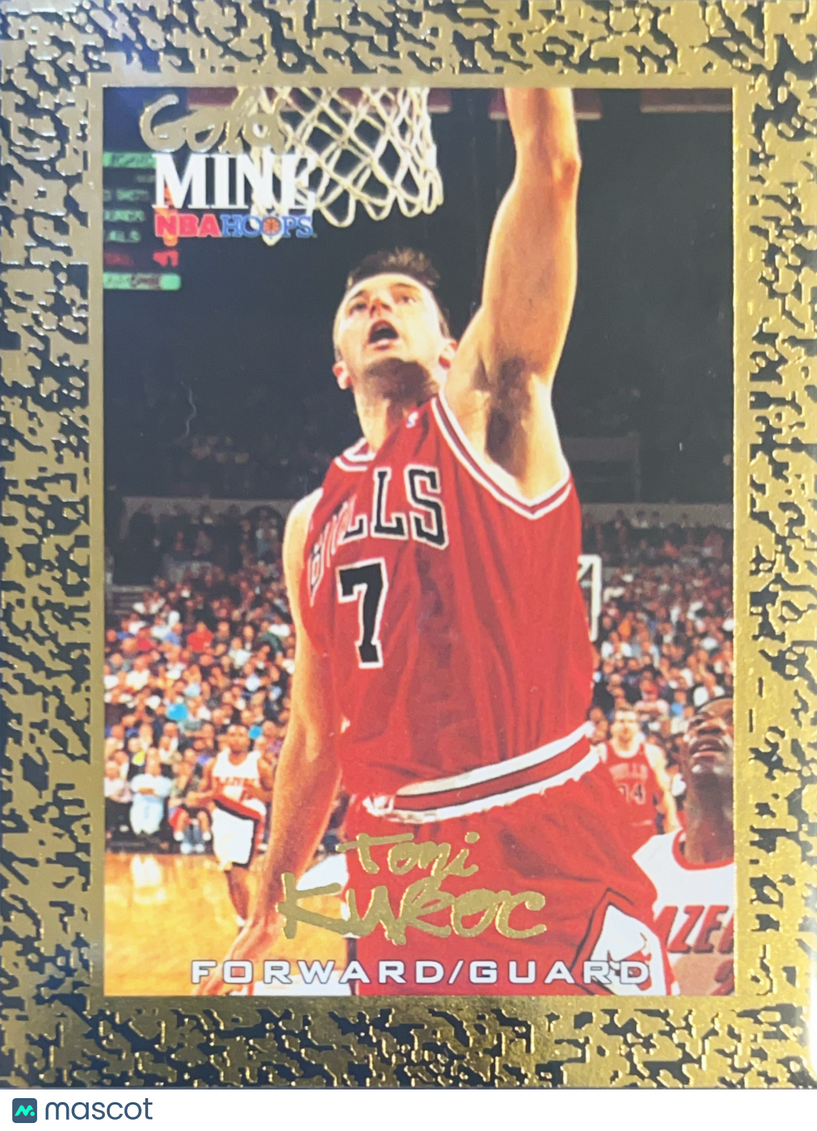 1993 SkyBox NBA Hoops Gold Mine Toni Kukoc #482