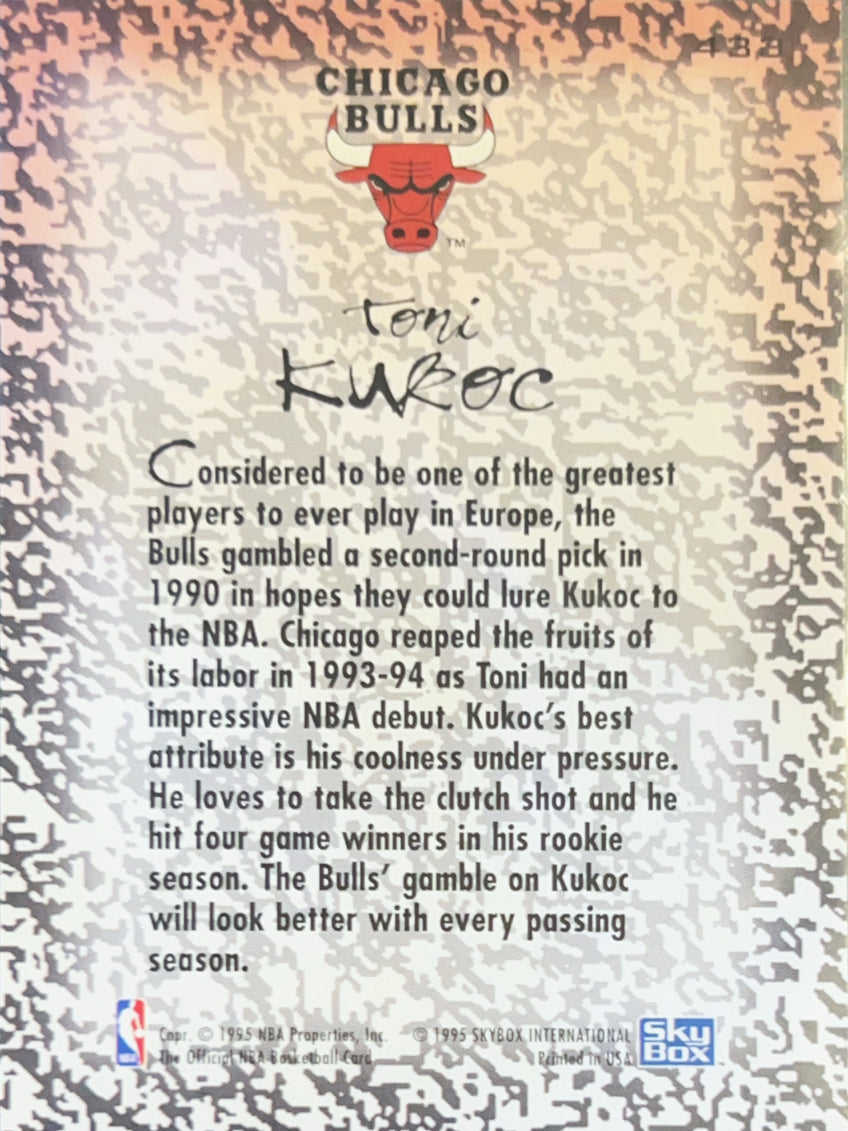 1993 SkyBox NBA Hoops Gold Mine Toni Kukoc #482