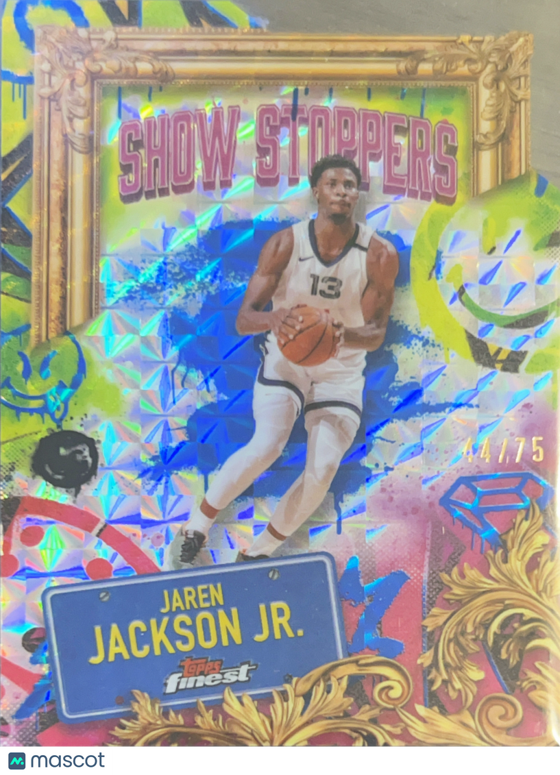 2025 Topps Finest Show Stoppers Jaren Jackson Jr. #S-17