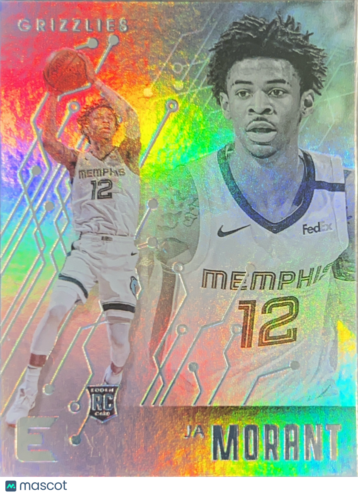 2019 Panini Chronicles Essentials Ja Morant #230 Holo RC