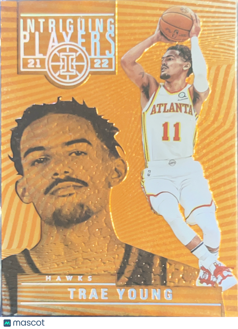 2022 Panini Illusions Intriguing Players Trae Young #12 Orange