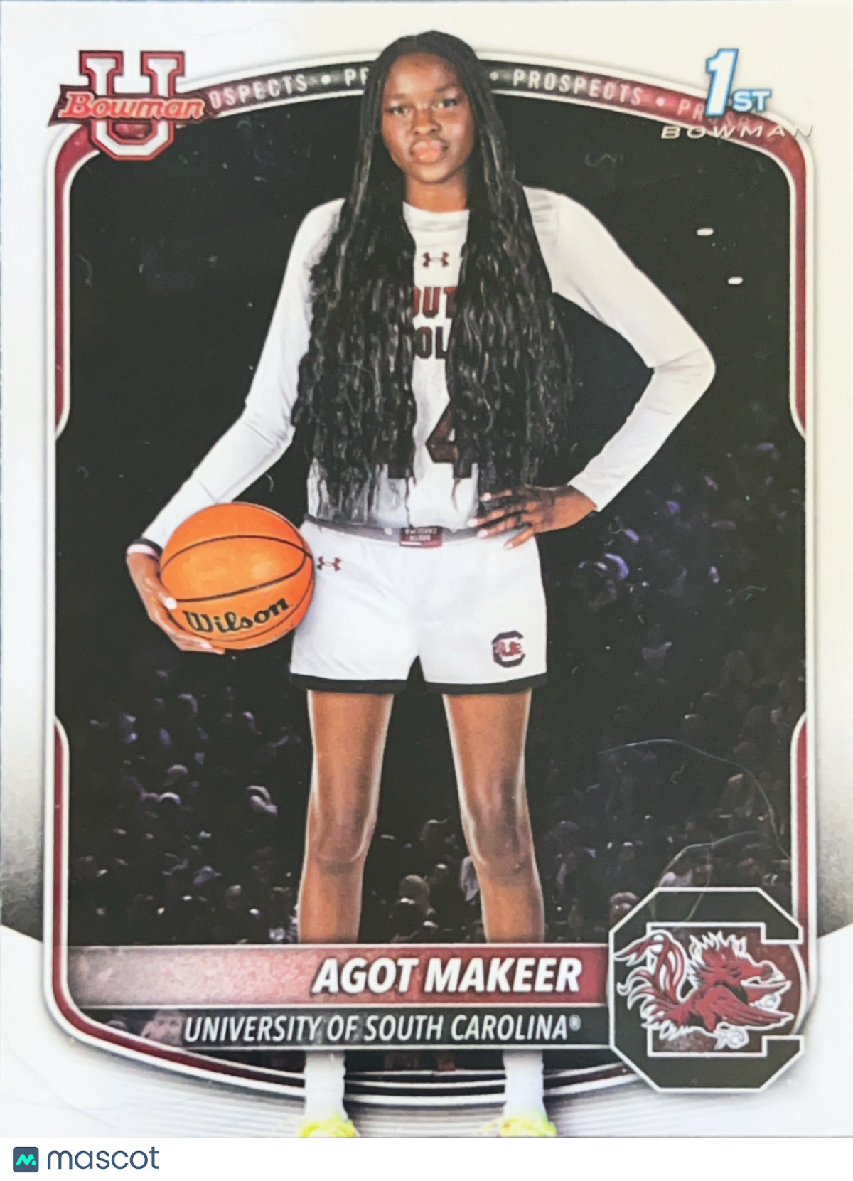 2025 Topps Bowman University Agot Makeer #BPP-34