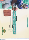2001 Upper Deck MVP Souvenirs Ron Dayne #RD Game-Used Football