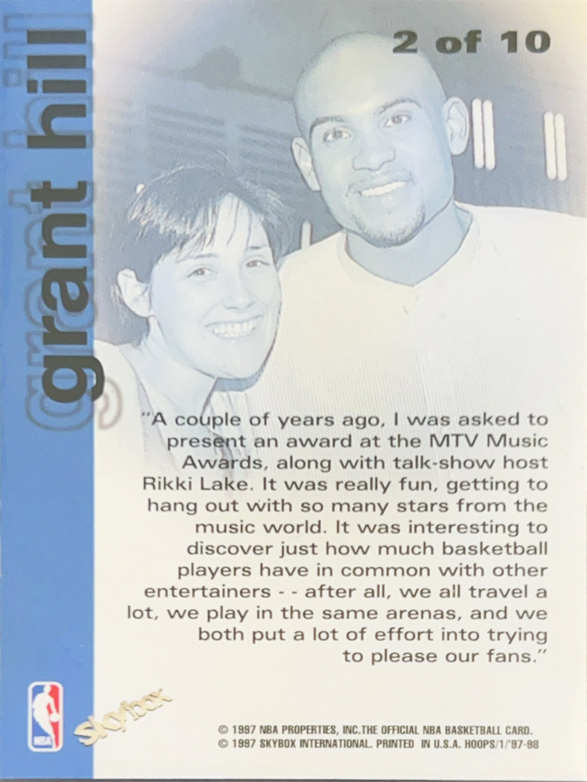 1997 Hoops Chill with Hill Grant Hill #2