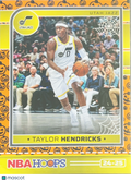 2025 Panini NBA Hoops Haunted Hoops Taylor Hendricks #87 Orange Pumpkin