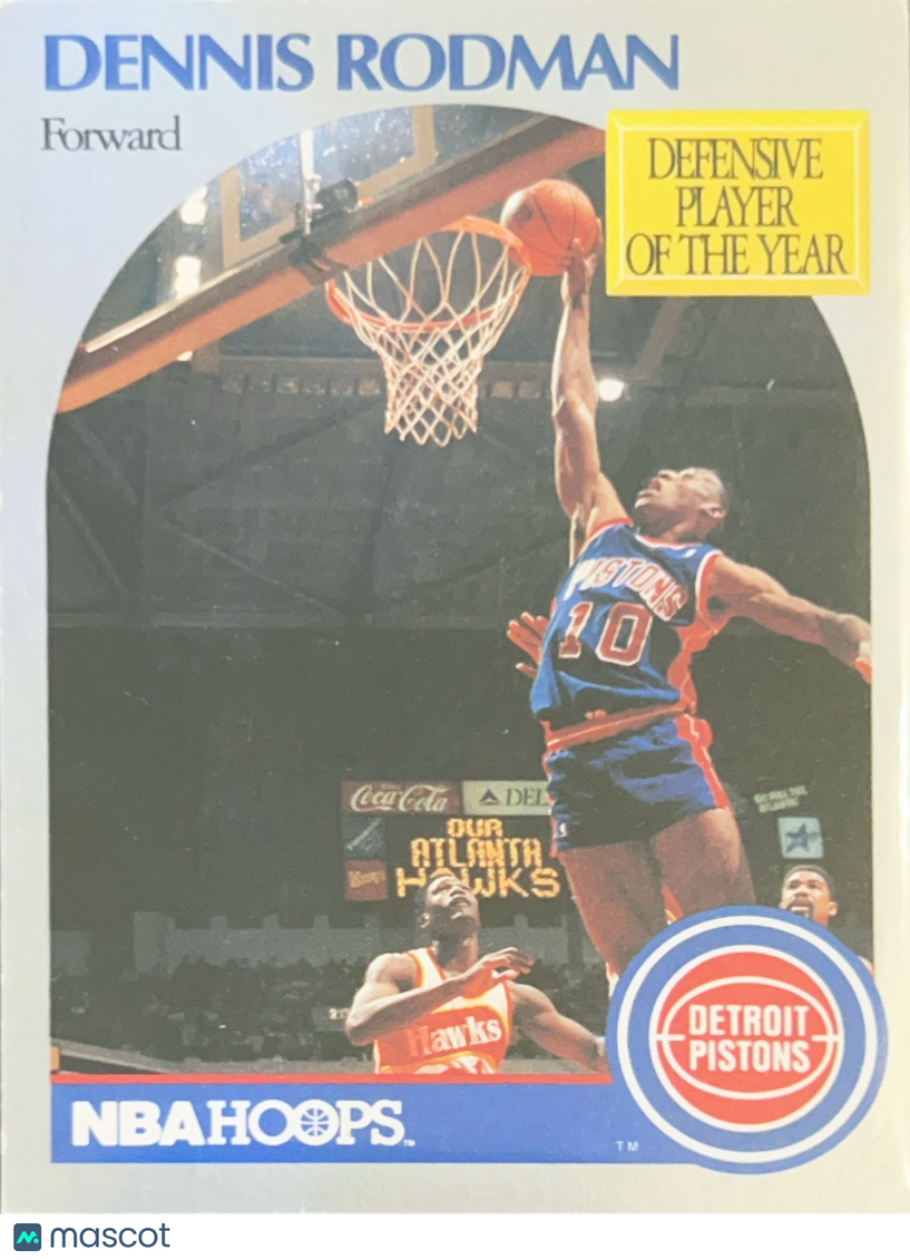 1990 NBA Hoops Dennis Rodman #109