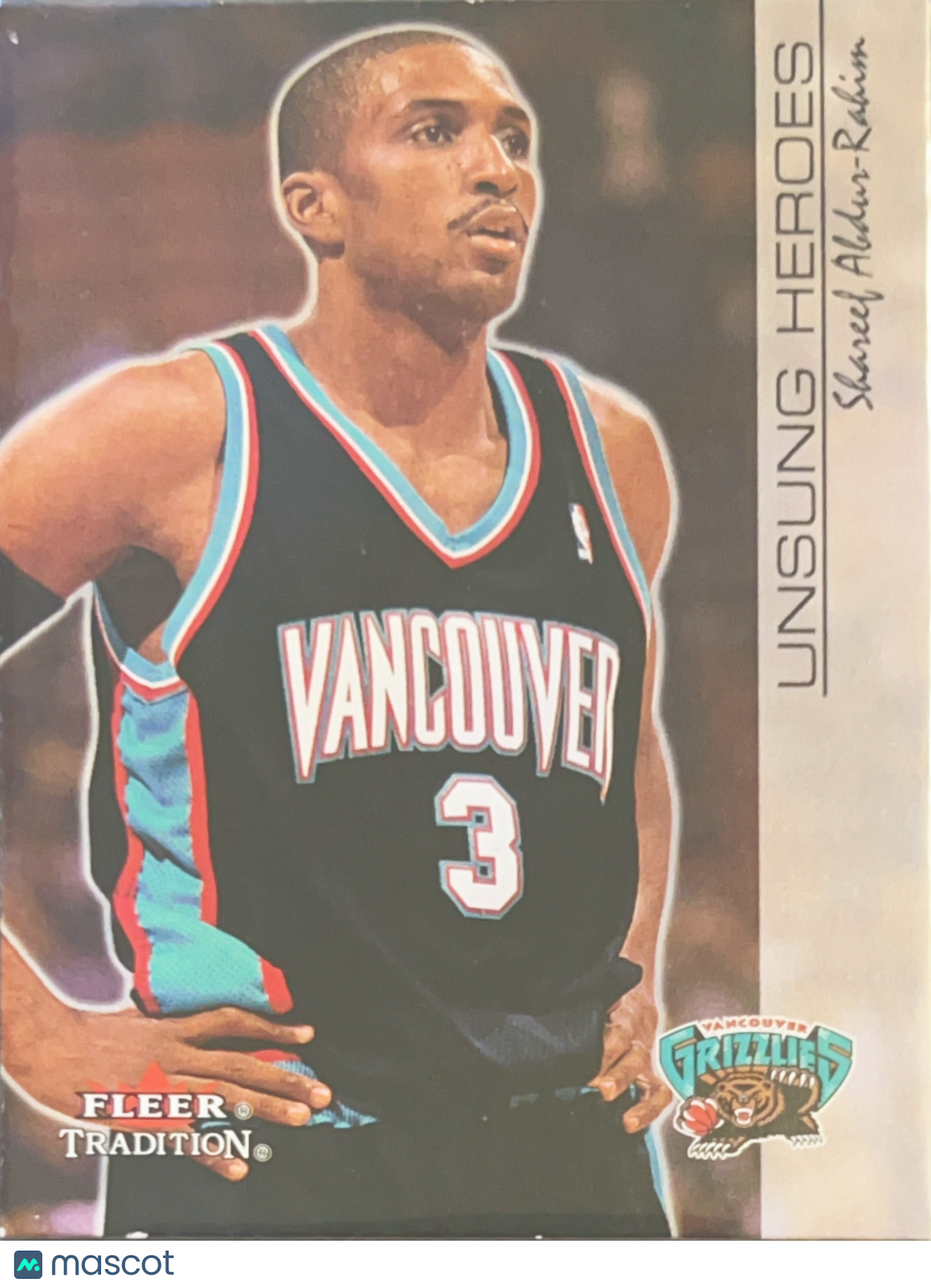 2001 Fleer Tradition Unsung Heroes Shareef Abdur-Rahim #223