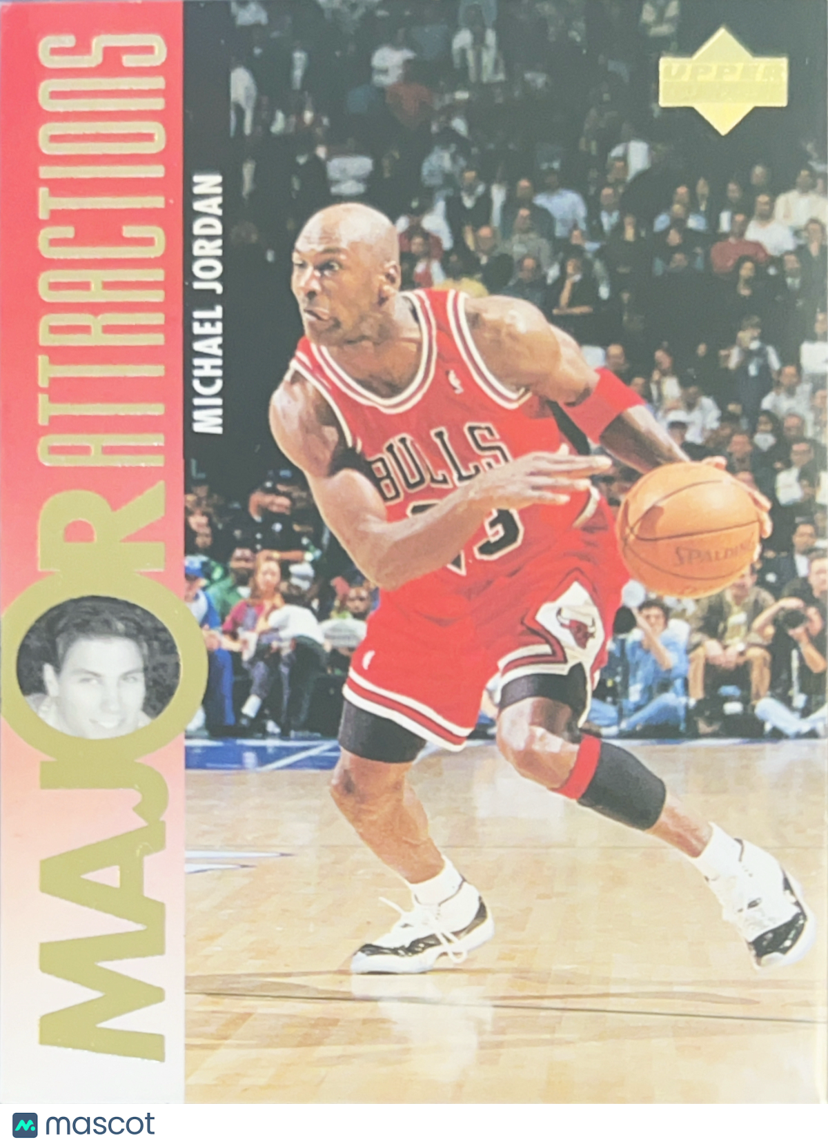 1995 Upper Deck Major Attractions David Hanson Michael Jordan #337