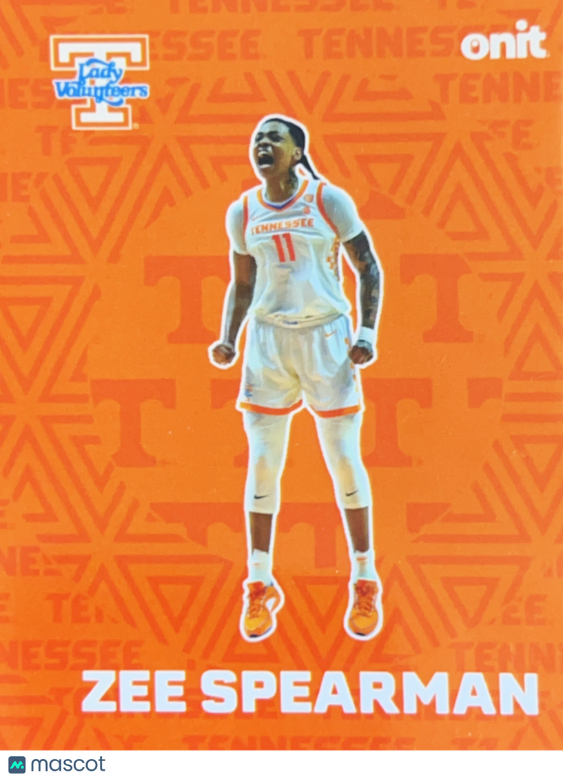 2025 ONIT Tennessee Lady Volunteers Zee Spearman #F-4