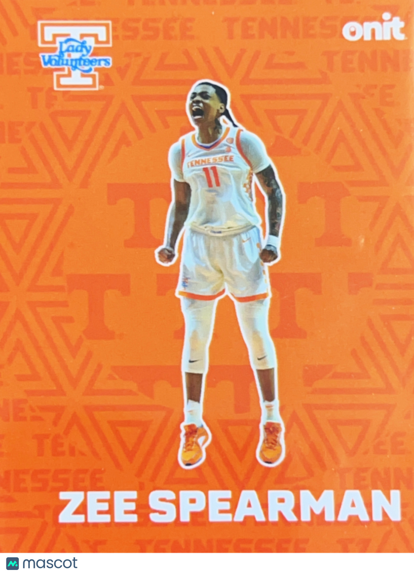 2025 ONIT Tennessee Lady Volunteers Zee Spearman #F-4