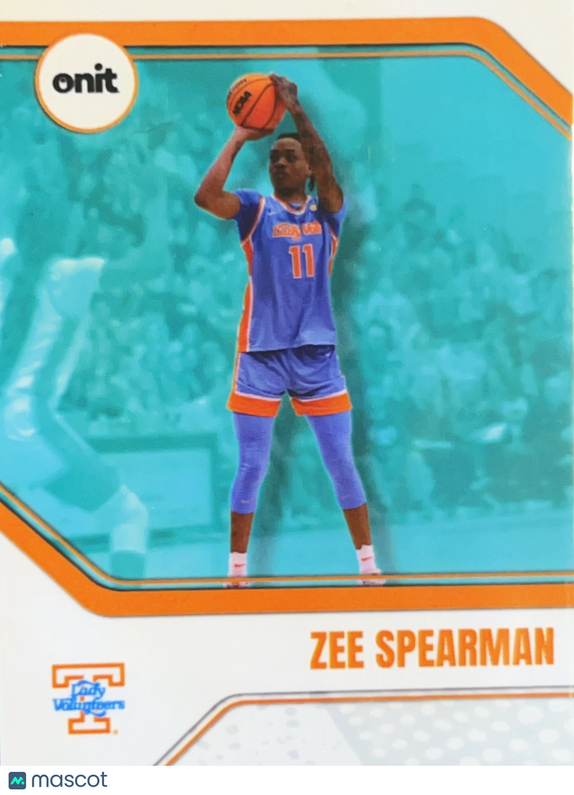 2025 ONIT Tennessee Lady Volunteers Zee Spearman #B-13