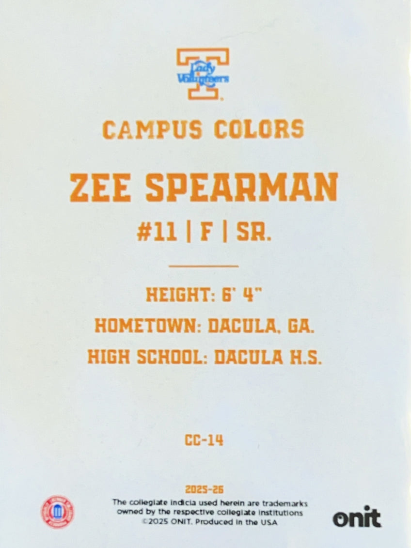 2025 ONIT Campus Colors Zee Spearman #CC-14