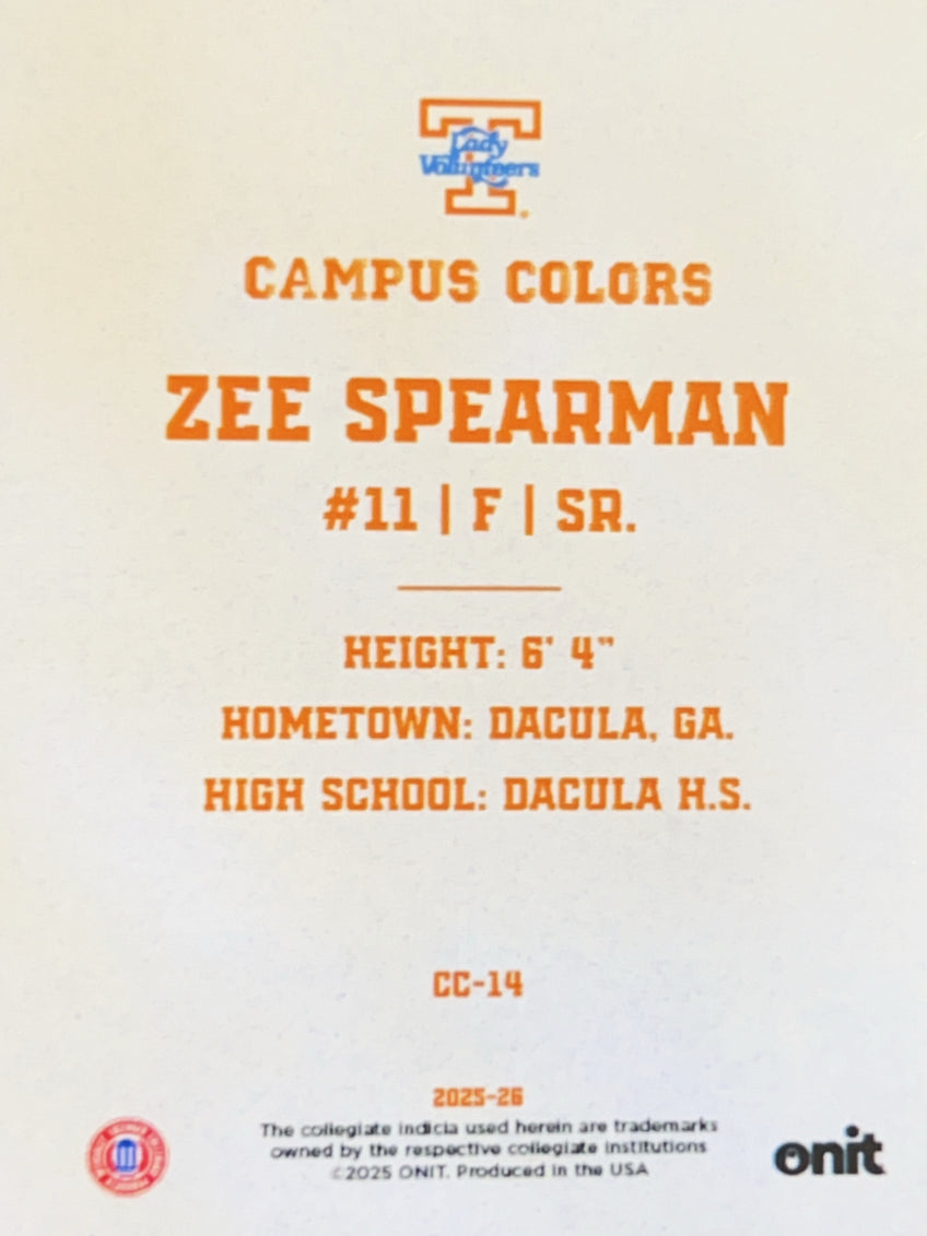 2025 ONIT Campus Colors Zee Spearman #CC-14
