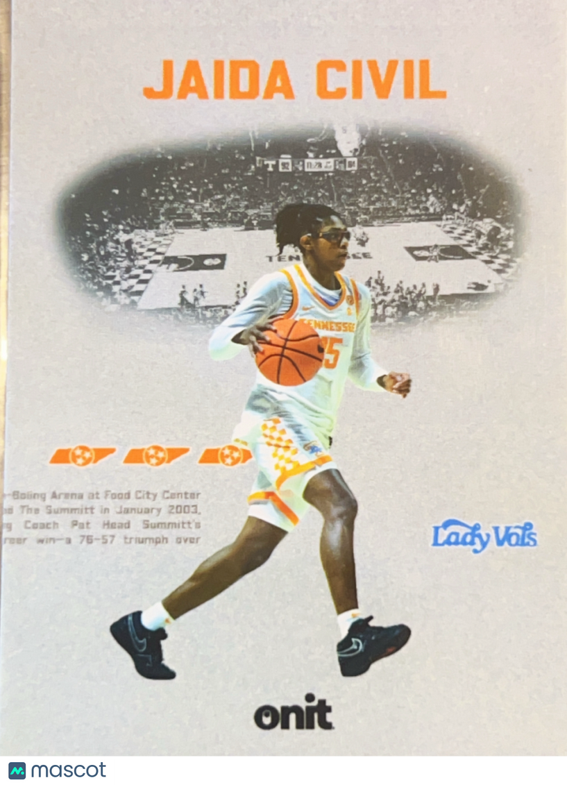 2025 ONIT Tennessee Lady Vols Jaida Civil #VS-2