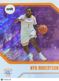 2025 ONIT Tennessee Lady Volunteers Nya Robertson #B-11 Orange Prism