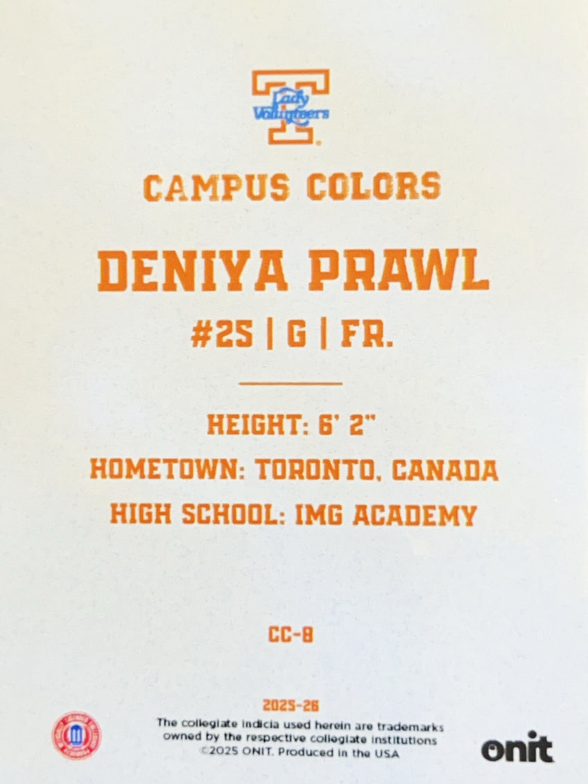 2025 ONIT Campus Colors Deniya Prawl #CC-8