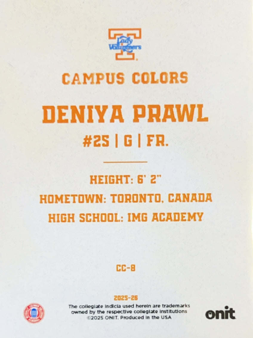2025 ONIT Campus Colors Deniya Prawl #CC-8
