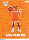 2025 ONIT Tennessee Lady Volunteers Mia Pauldo #F-5