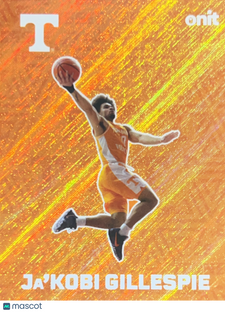 2025 ONIT Tennessee Basketball Ja'Kobi Gillespie #F-1 Orange Sparkle