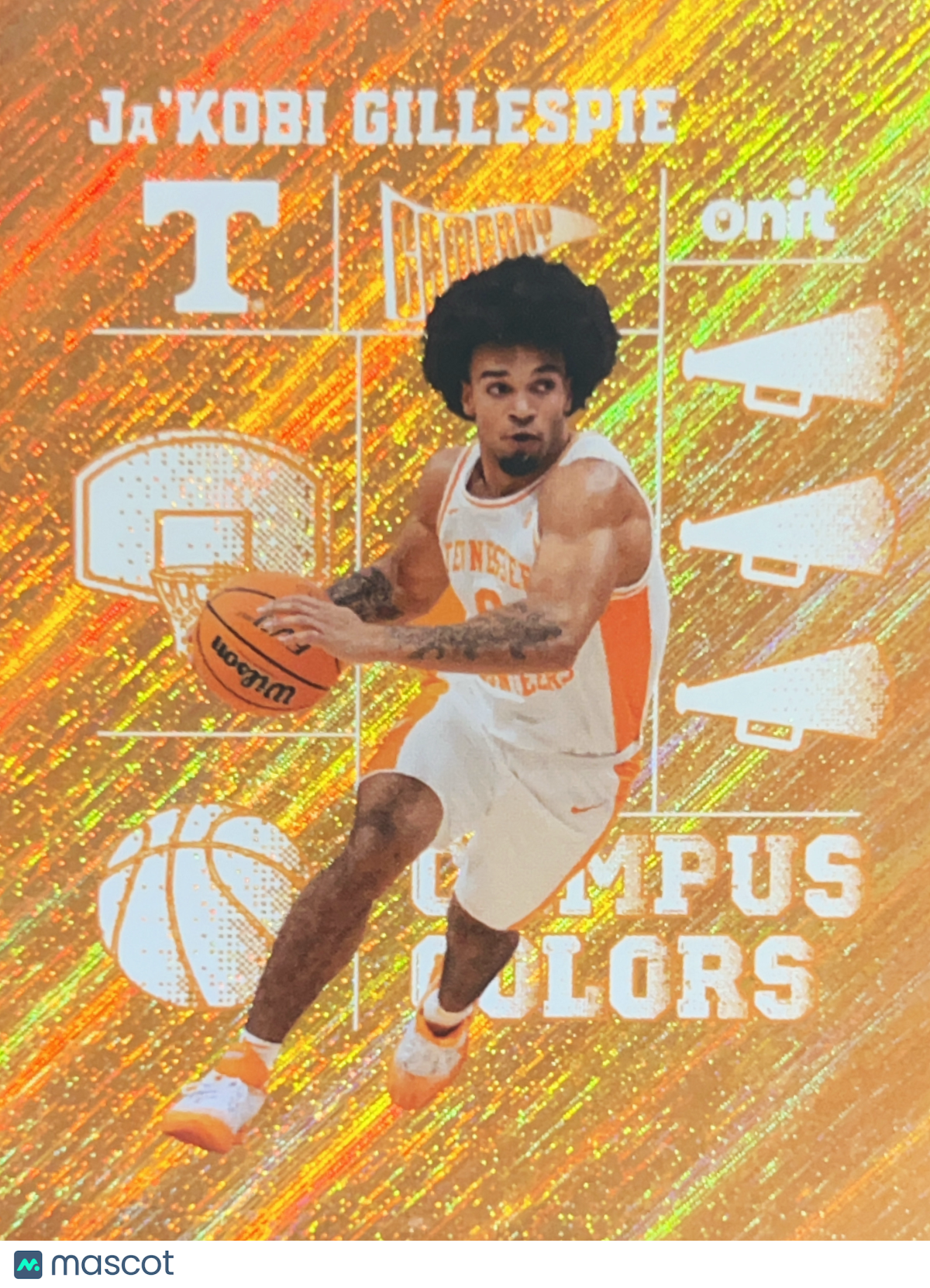 2025 ONIT Campus Colors Ja'Kobi Gillespie #CC-S Orange Sparkle