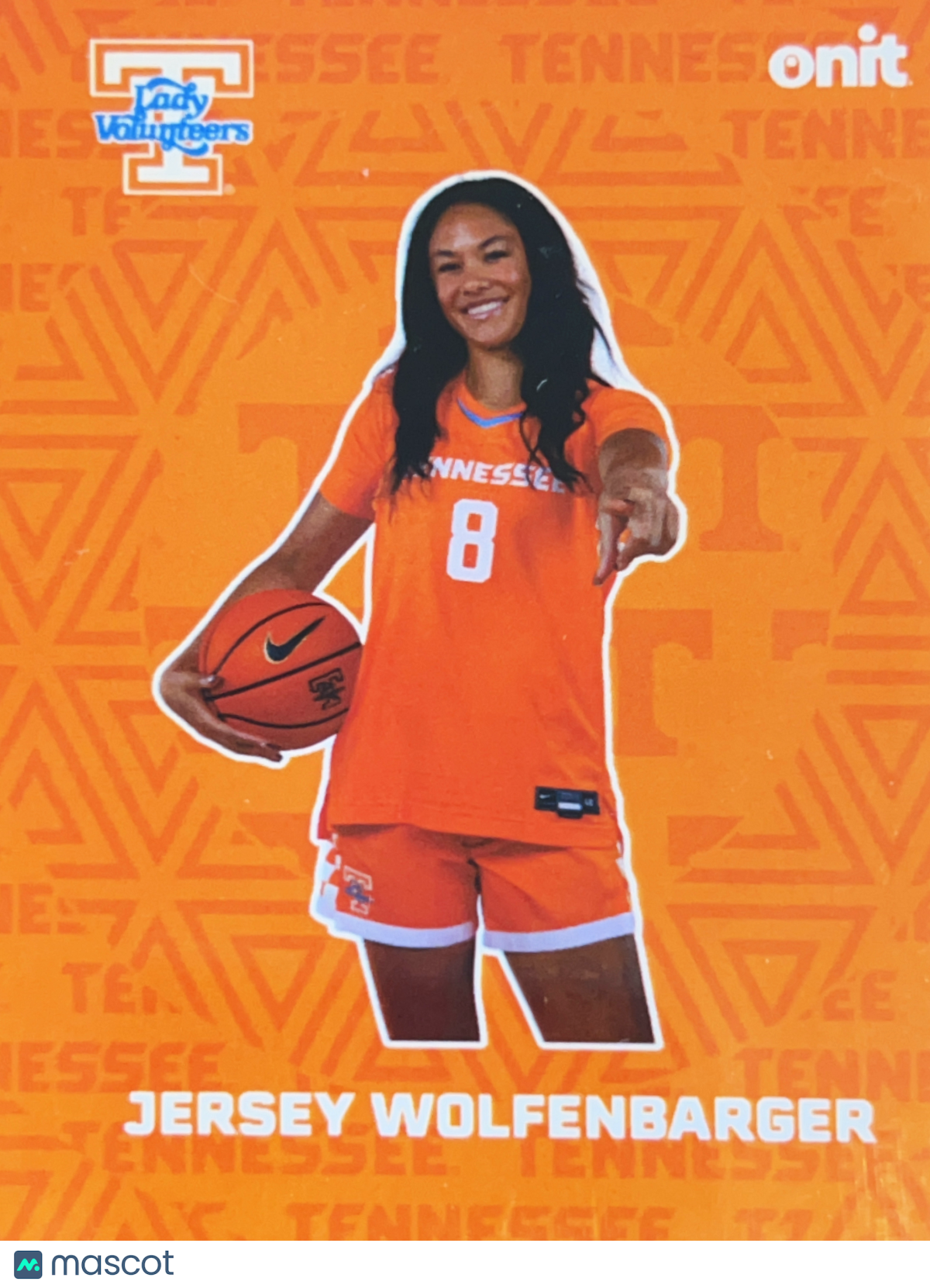2025 ONIT Tennessee Lady Volunteers Jersey Wolfenbarger #F-3