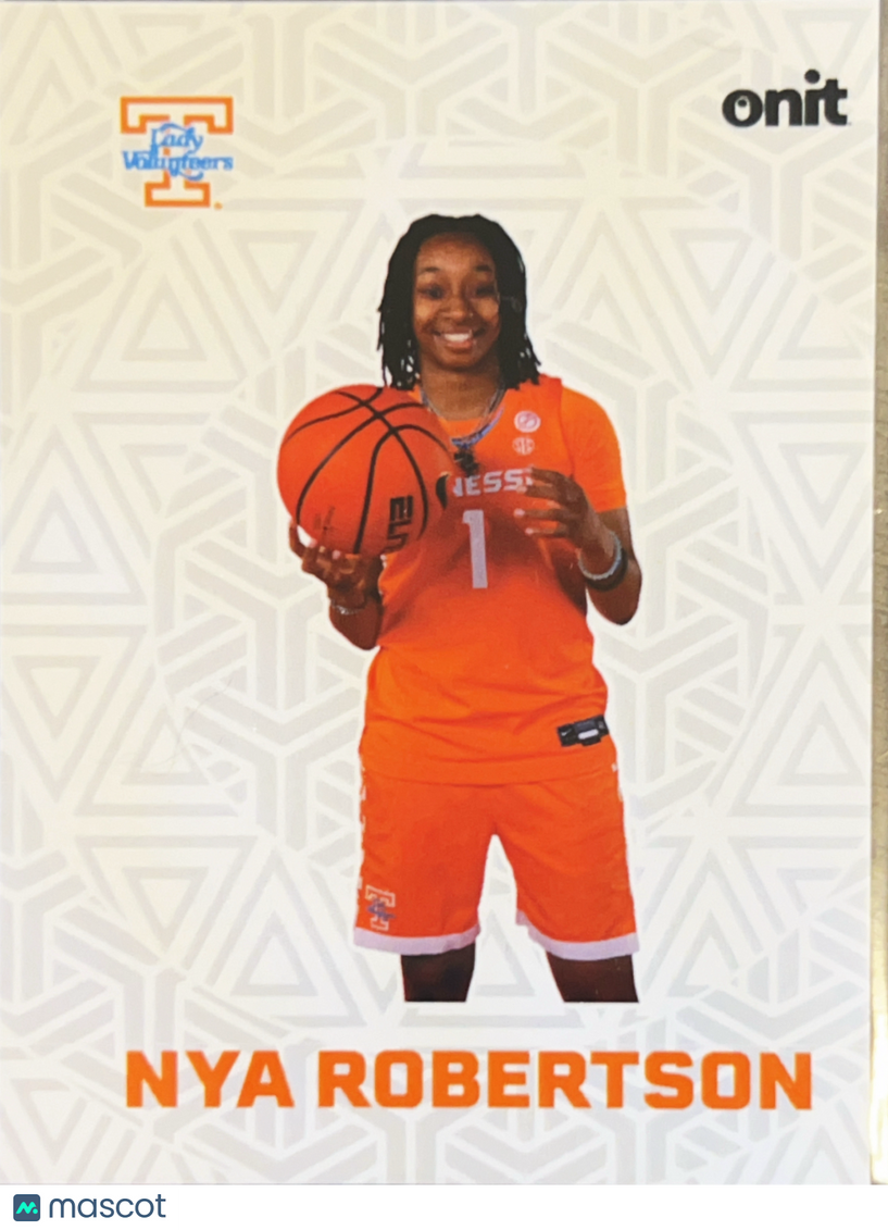 2025 ONIT Tennessee Lady Volunteers Nya Robertson #F-9