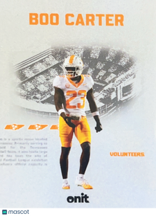 2025 ONIT Tennessee Volunteers Boo Carter #VS-5
