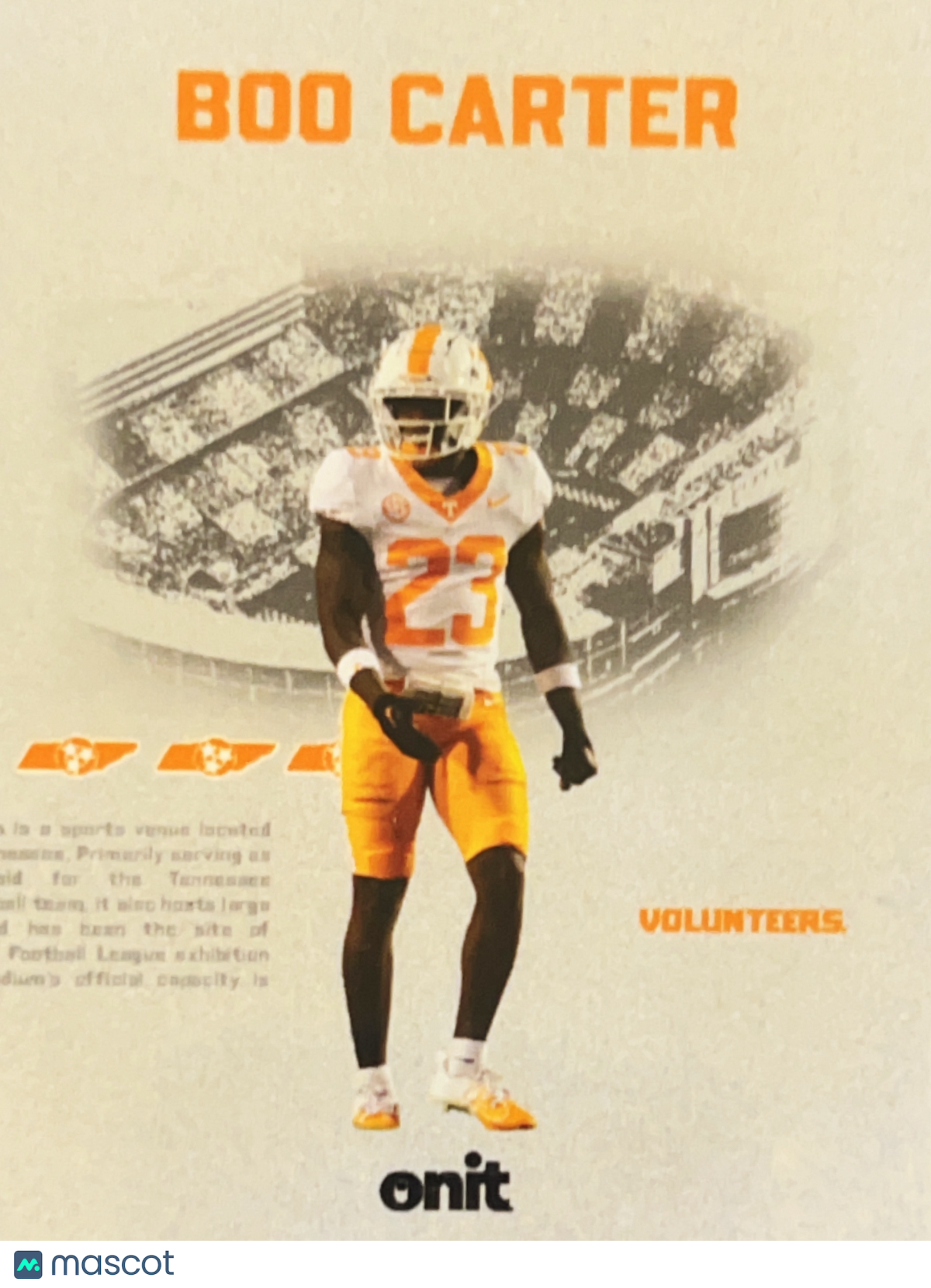 2025 ONIT Boo Carter #VS-5