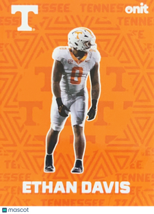 2025 ONIT Tennessee Football Ethan Davis #F-15