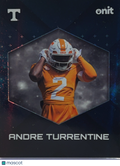2023 Onit Tennessee Volunteers Football Andre Turrentine #B-1