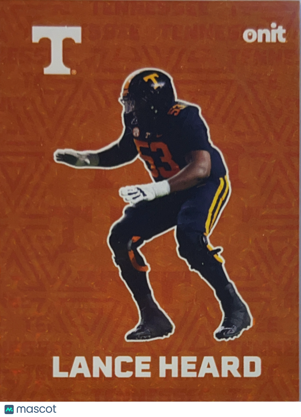 2025 ONIT Tennessee Football Lance Heard #F-9