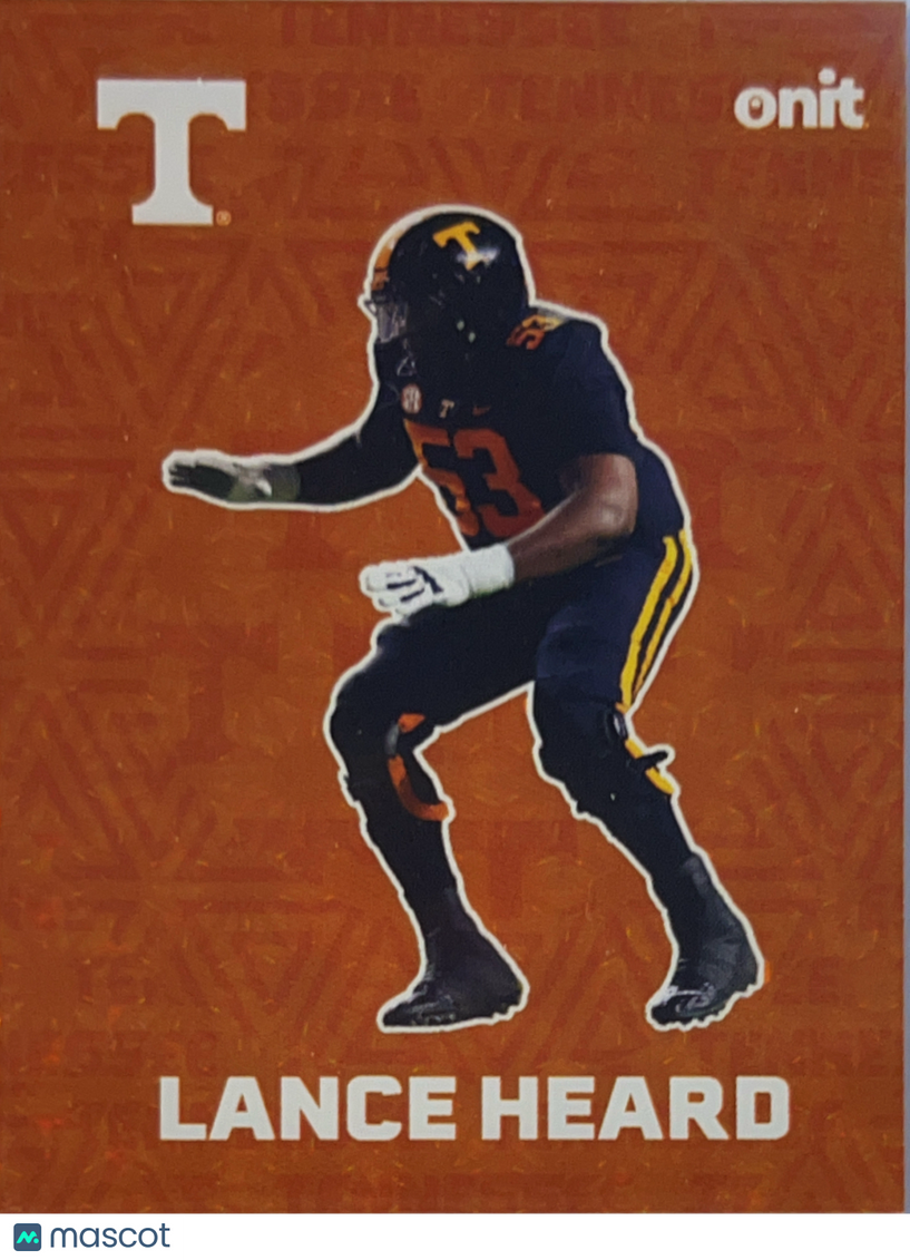 2025 ONIT Tennessee Football Lance Heard #F-9