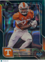 2025 Bowman Chrome University Peyton Lewis #97 Green Refractor 1st Bowman