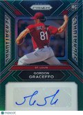 2024 Panini Prizm Baseball Sensational Signatures Gordon Graceffo #SS-GG Green Auto