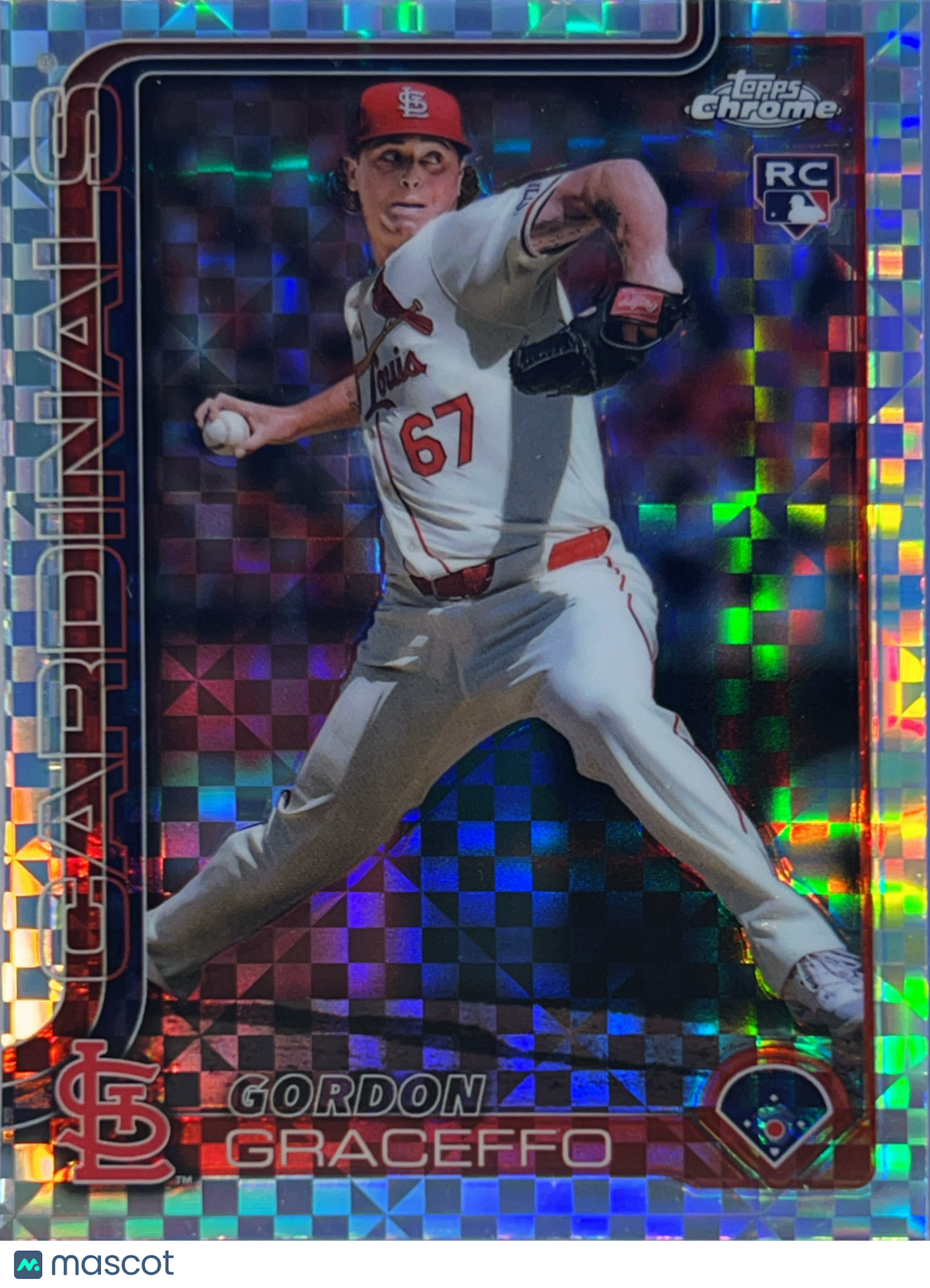 2025 Topps Chrome Gordon Graceffo #256 X-Fractor RC