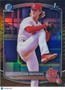 2025 Bowman Chrome Quinn Mathews #BCP-25 Reptillian Refractor 1st Bowman