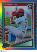 2025 Panini Donruss Optic Prizm Tink Hence #166 Holo Rated Prospect