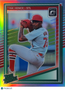 2025 Panini Donruss Optic Prizm Tink Hence #166 Holo Rated Prospect