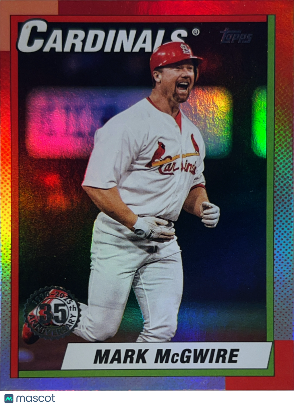 2023 Topps 35th Anniversary Mark McGwire #T88-19 Red Foil