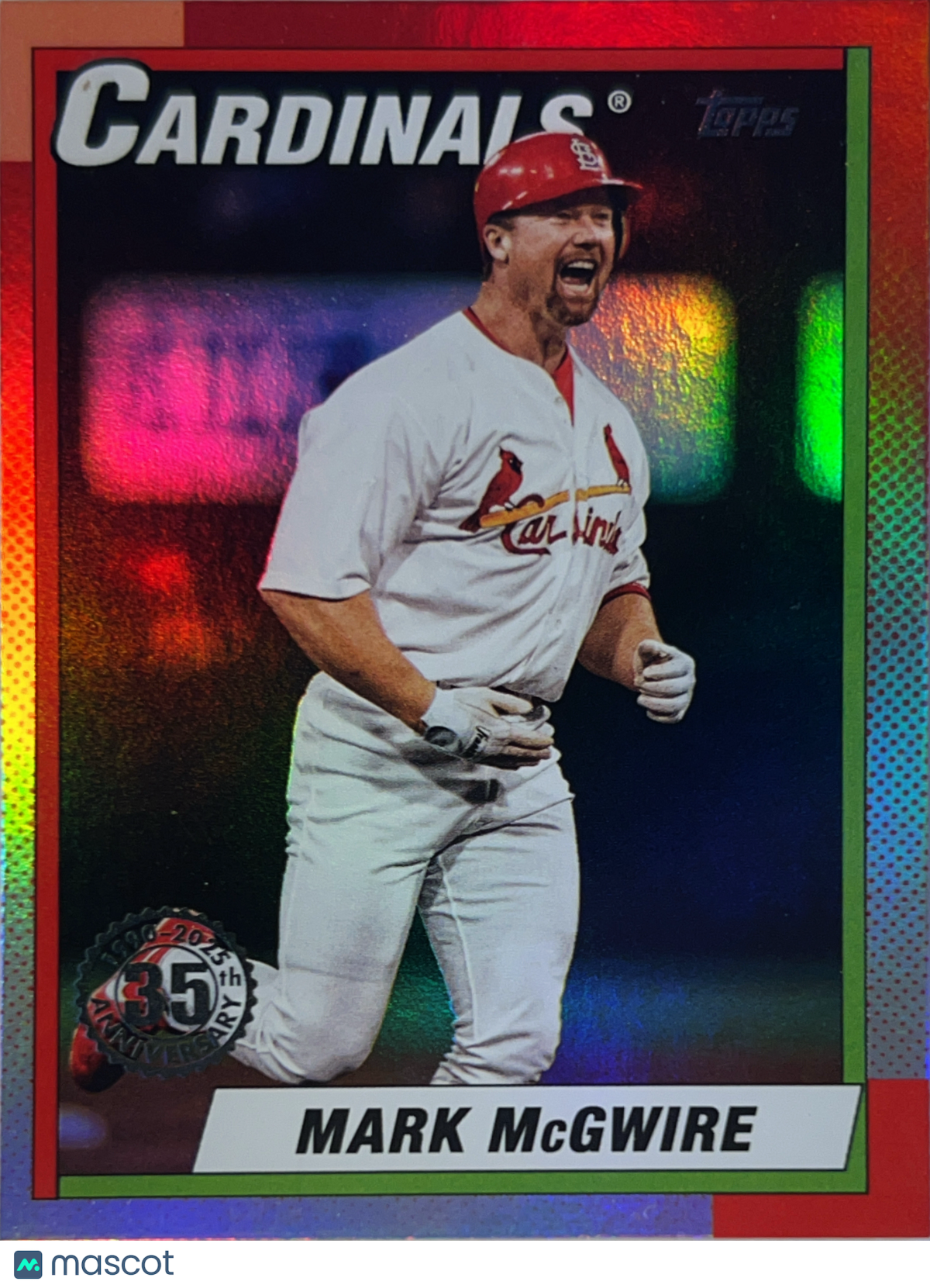 2023 Topps 35th Anniversary Mark McGwire #T88-19 Red Foil