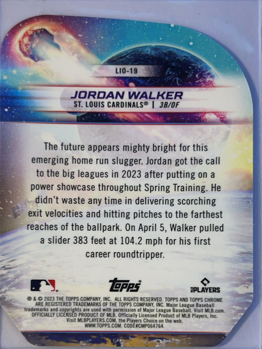 2023 Topps Chrome Launched Into Orbit Jordan Walker #LIO-19 Refractor RC